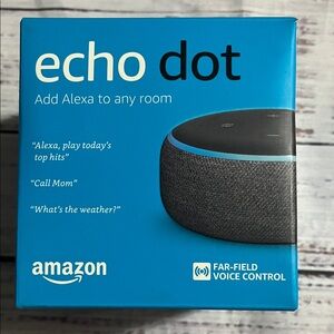 Amazon Echo Dot (3rd Generation) Smart Speaker with Alexa - Charcoal